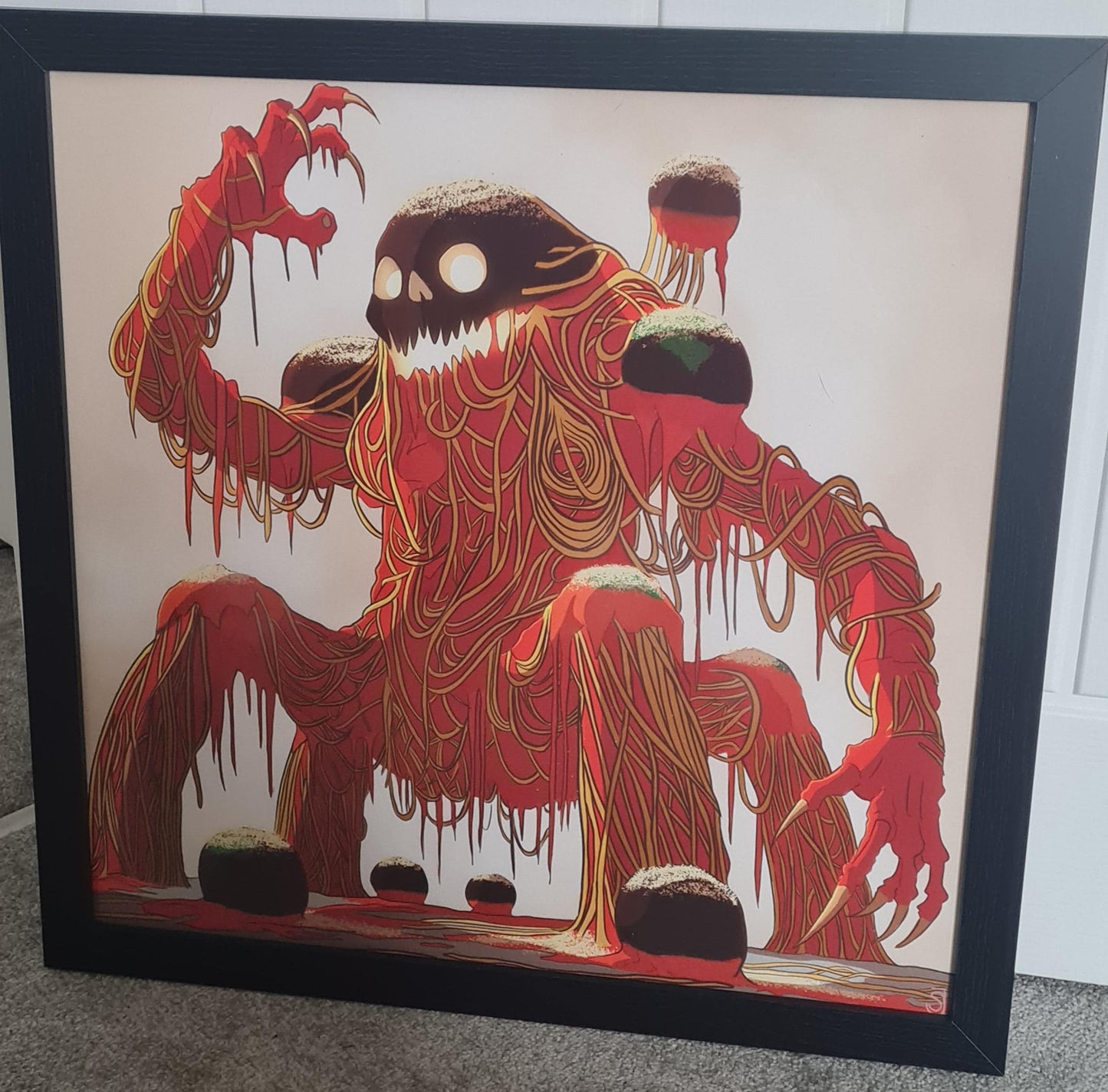 Spaghetti Biest – Giclée Kunstdruck