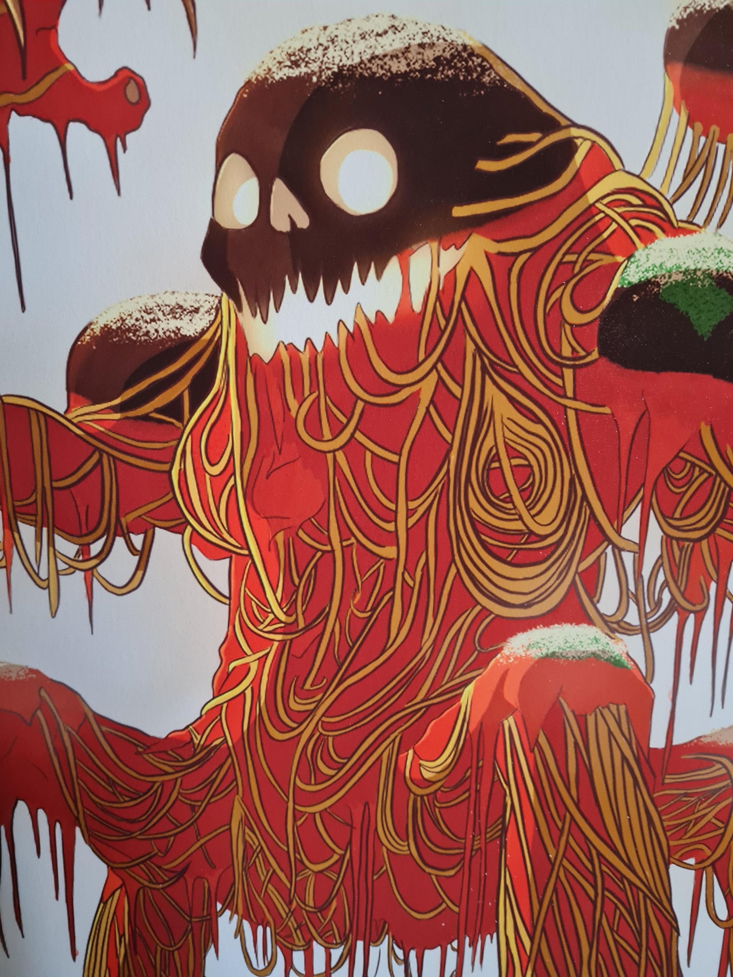 Spaghetti Biest – Giclée Kunstdruck